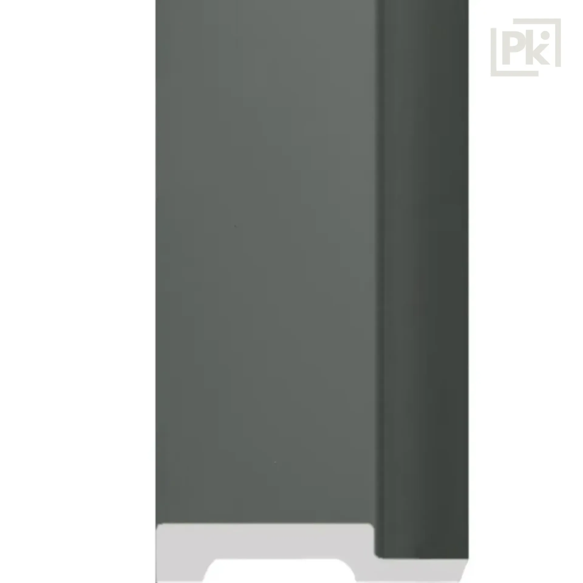 [10INAAA117223GF] Perfil de Inicio Revestimiento Interior Flat Gris Satinado