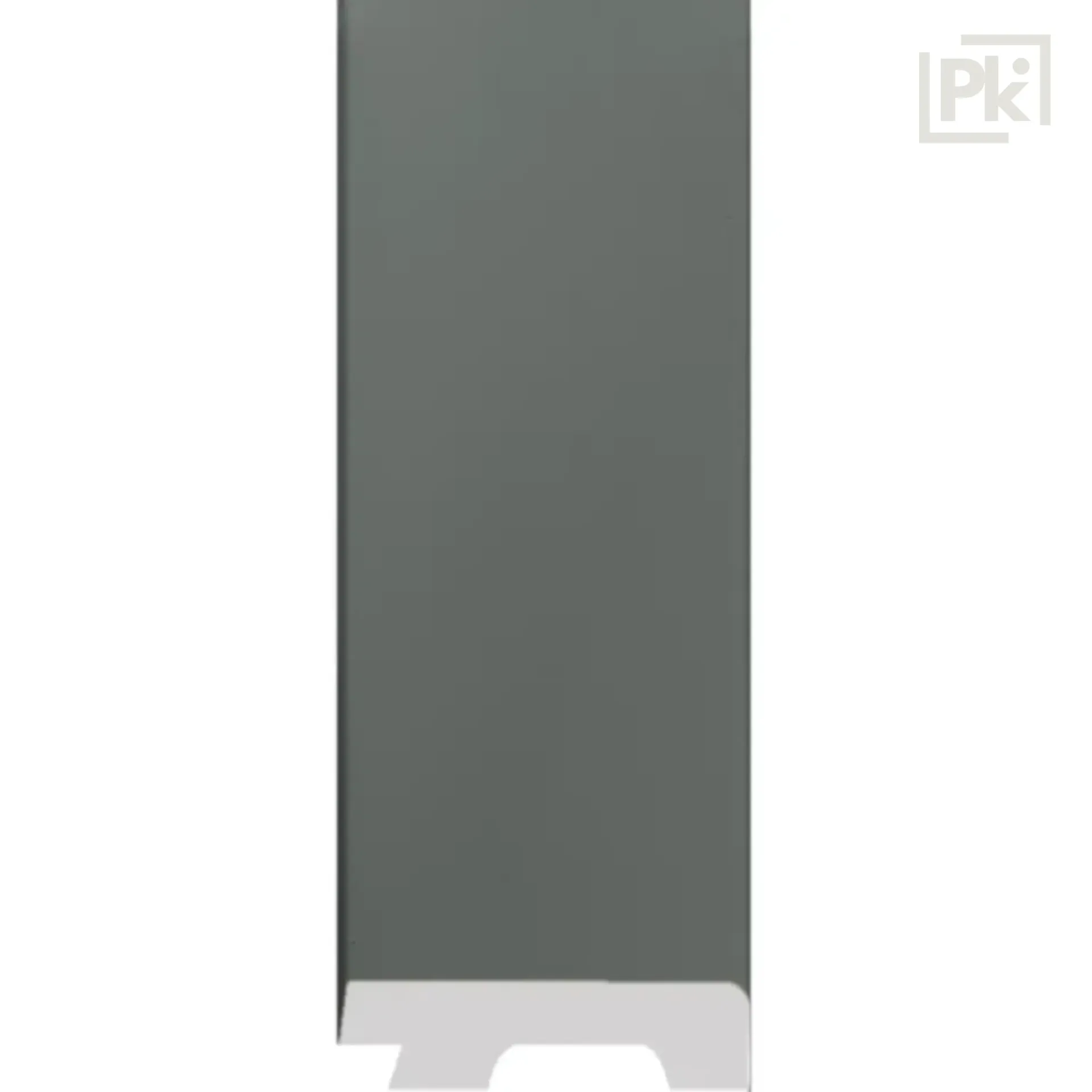 Perfil de Terminación Revestimiento Interior Flat Gris Satinado