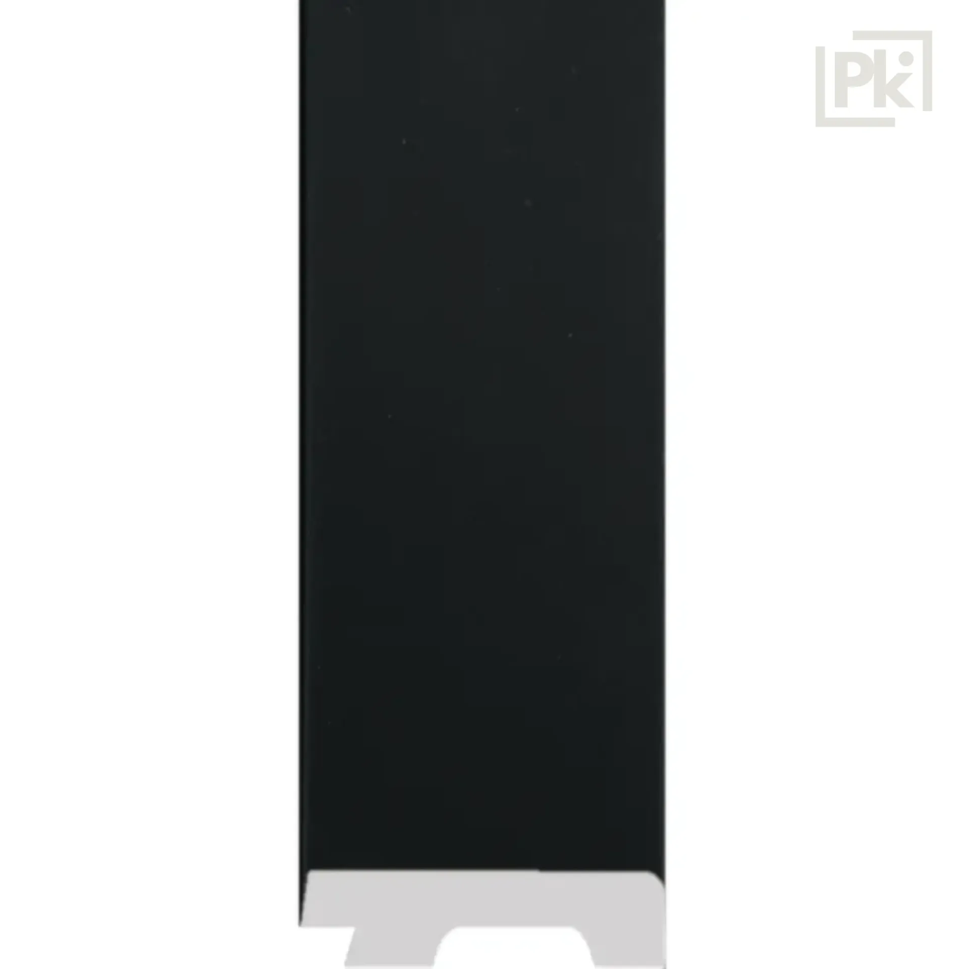 Perfil de Terminación Revestimiento Interior Flat Negro