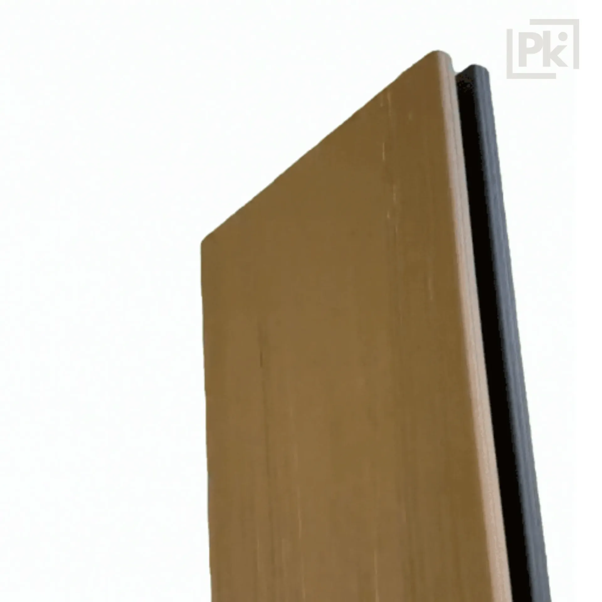 [06DEHLDFG04G07A] Deck Co-Extruded Dual Color G04 Teak + G07 Charcoal stretch x 2 unidades