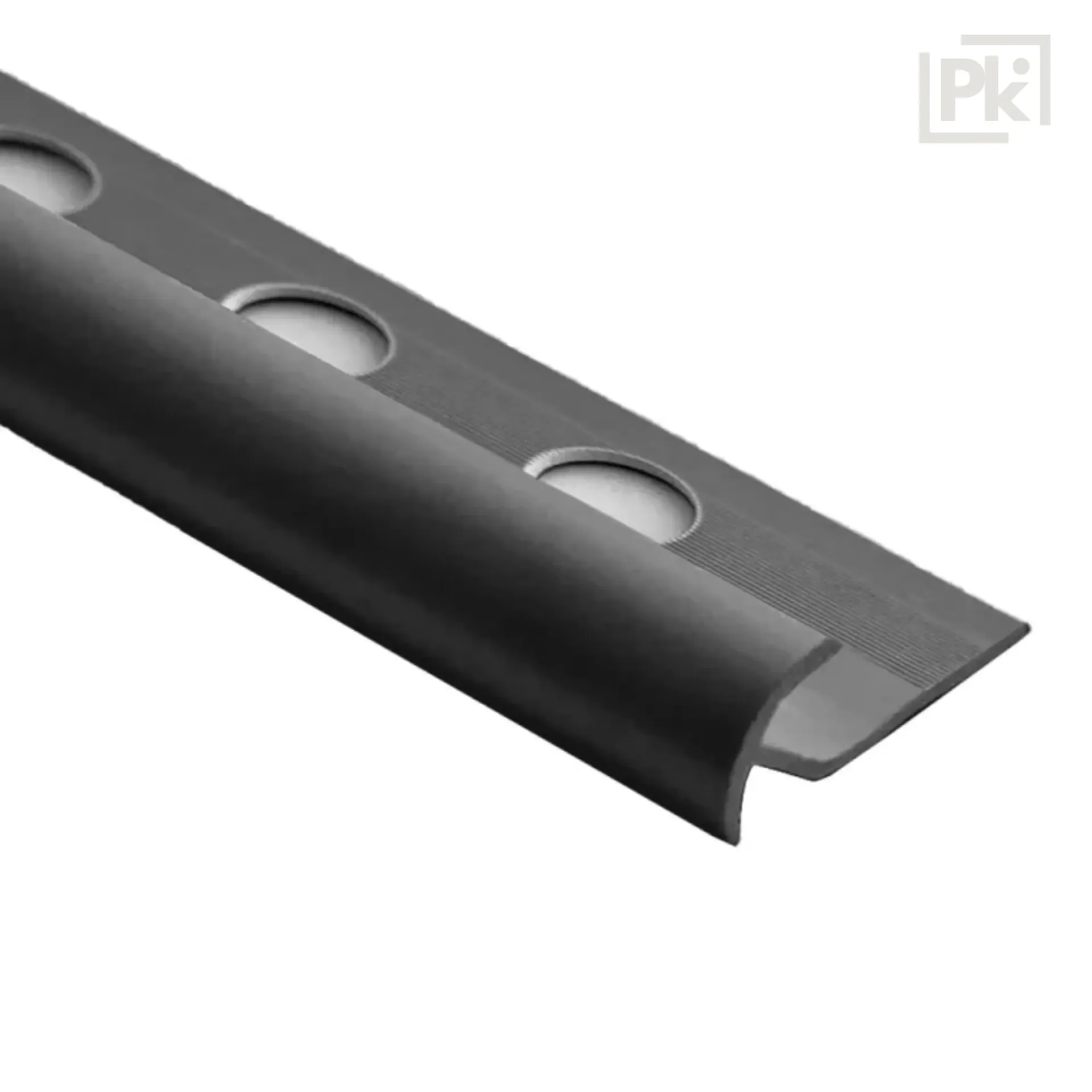 [05PPJEPB009003B] Guardacanto PVC en T Negro 9003 9,5mm x 30mm x 2500mm
