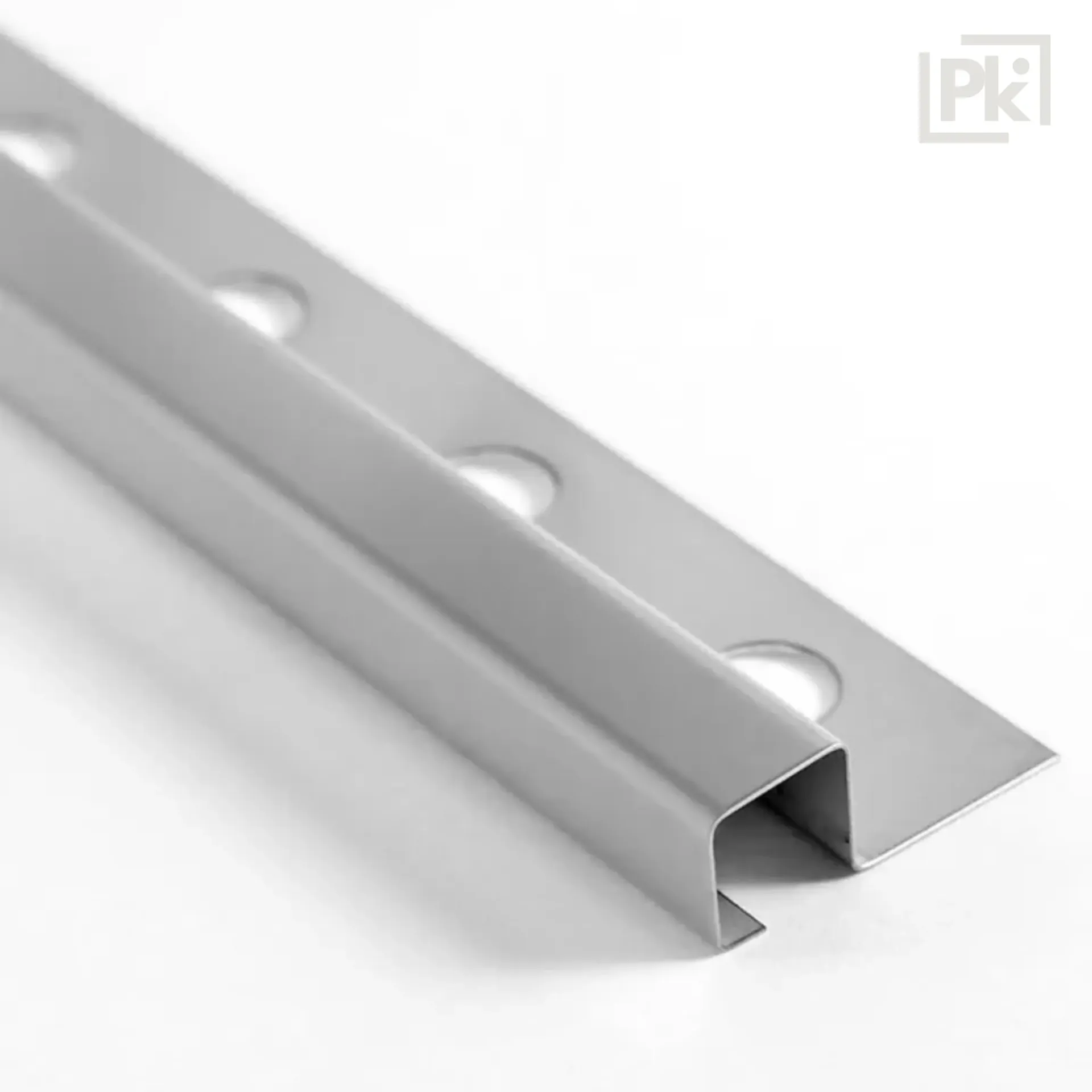 [05PMJEPA00AB727] Perfil de Aluminio Terminación Cuadrada Plata AB727 10mm x 2500mm