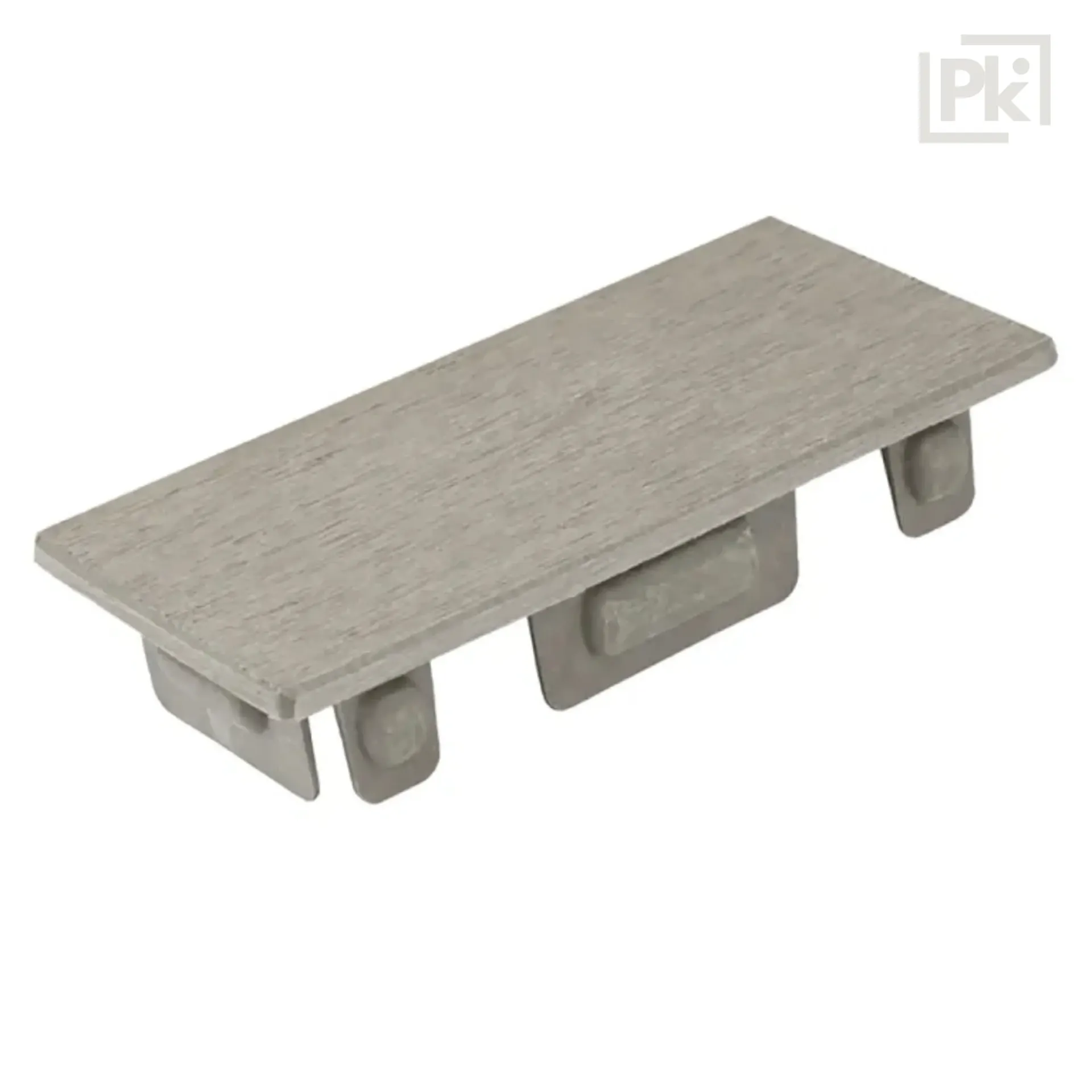 [06VIHLAA5010001] Terminación de Viga Co-Extruded G02 Antique 50mm x 100mm Bolsa x 50 unidades