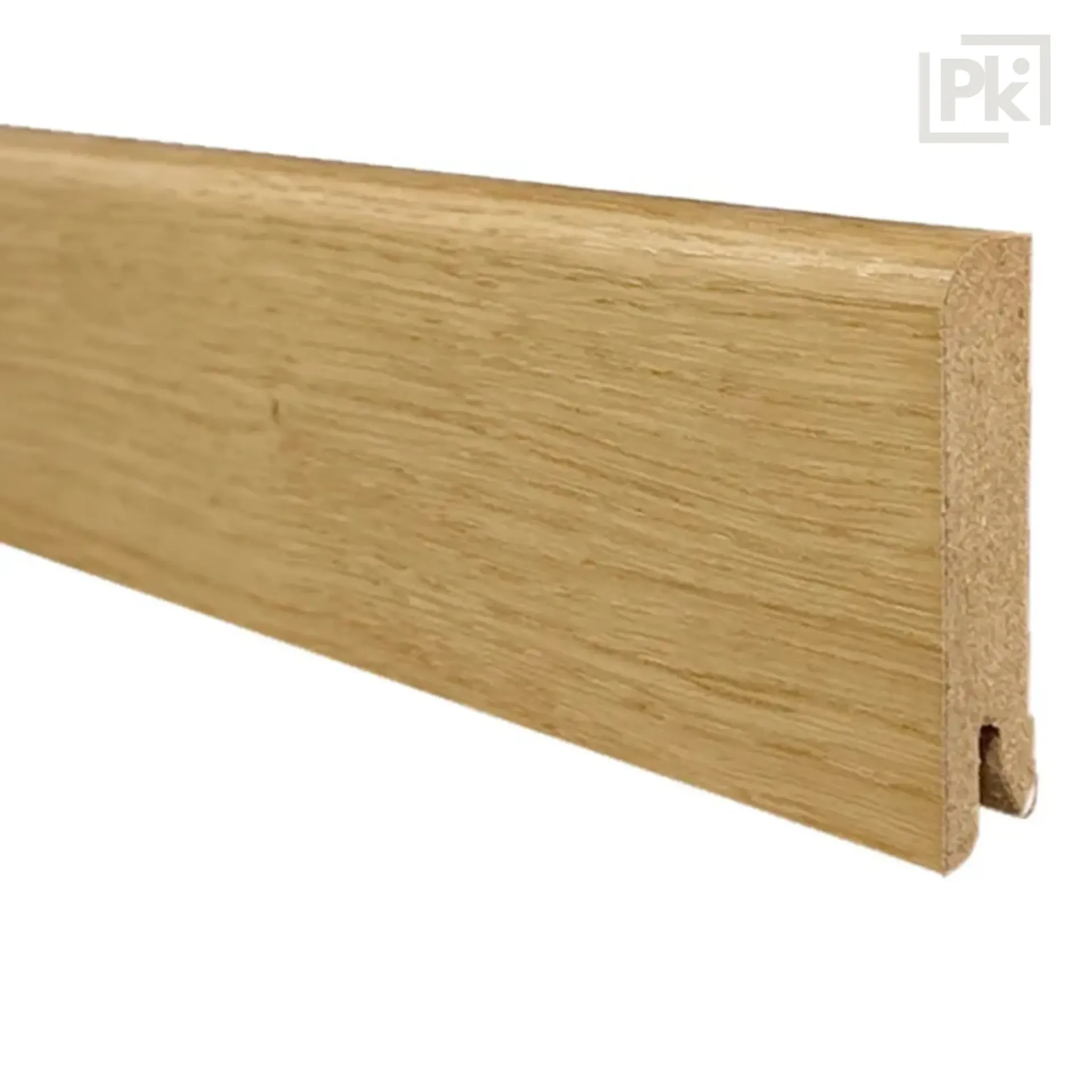 Zócalo Enchapado de Madera Roble 15mm x 70mm x 2400mm