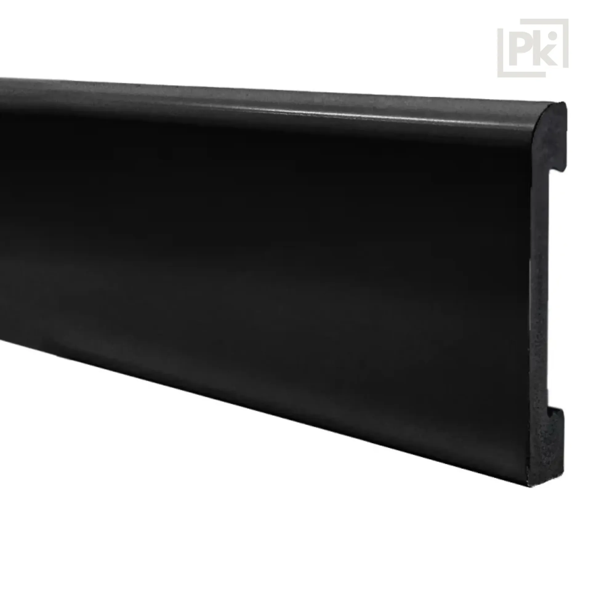Caja Zócalo Resistente al Agua Top Round Negro Azabache 15mm x 100mm x 2400mm x 20 unidades